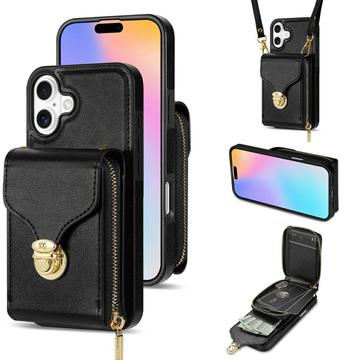 iPhone 17 Alles-in-einem-Hülle mit Brieftasche und Trageriemen