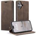 iPhone 17 Caseme 013 Serie Schutzhülle mit Geldbörse - Kaffee