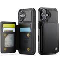iPhone 17 Caseme C22 Hülle RFID Kartenetui - Schwarz