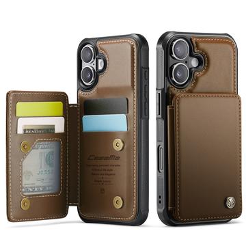 iPhone 17 Caseme C22 Hülle RFID Kartenetui - Braun