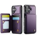 iPhone 17 Caseme C22 Hülle RFID Kartenetui - Lila