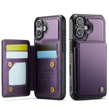 iPhone 17 Caseme C22 Hülle RFID Kartenetui - Lila