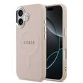 iPhone 17 Guess Saffiano Hybrid Case - MagSafe Kompatibel - Rosa