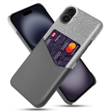 iPhone 17 KSQ Hülle mit Kartenhalter - Grau