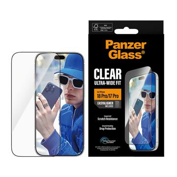 iPhone 17 Pro/18 Pro PanzerGlass Ultra-Wide Fit EasyAligner Panzerglas - 9H - Schwarzer Rand