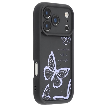 iPhone 17 Pro TPU-Hülle mit Schmetterlings-Print