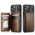 iPhone 17 Pro Caseme C22 Hülle RFID Kartenetui - Braun