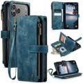 iPhone 17 Pro Caseme C30 Multifunktions Wallet Hülle - Blau