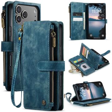 iPhone 17 Pro Caseme C30 Multifunktions Wallet Hülle - Blau