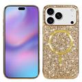 iPhone 17 Pro Galvanisierte Glitzer Hülle - MagSafe-kompatibel - Gold