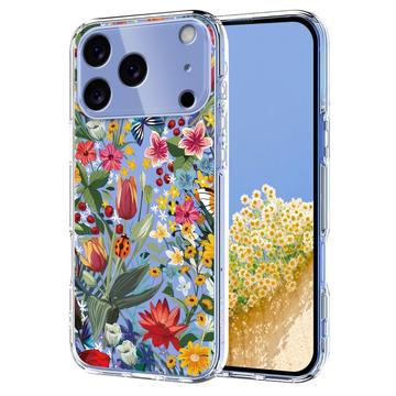iPhone 17 Pro TPU-Hülle mit Blumenmuster - Lilien