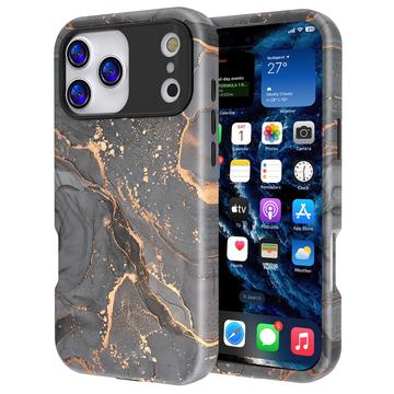 iPhone 17 Pro Luxus Marmor Hybrid Hülle