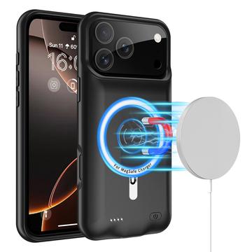 iPhone 17 Pro MagSafe Backup Akku-Hülle - 60000mAh - Schwarz