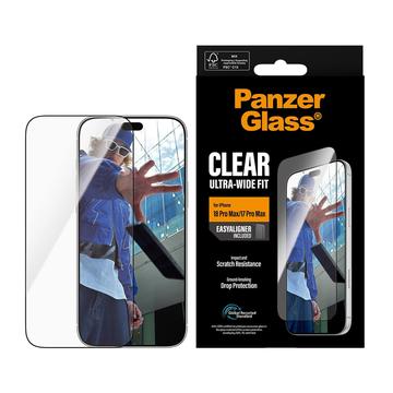 iPhone 17 Pro Max/18 Pro Max PanzerGlass Ultra-Wide Fit EasyAligner Panzerglas - 9H - Schwarzer Rand