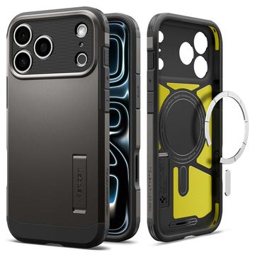 iPhone 17 Pro Max/18 Pro Max Spigen Tough Armor T Mag Hülle - Metallisch