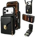 iPhone 17 Pro Max All-in-One-Hülle mit Brieftasche und Trageriemen