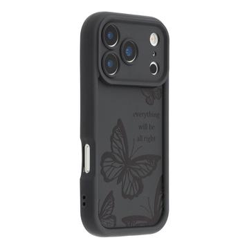 iPhone 17 Pro Max TPU-Hülle mit Schmetterlings-Print