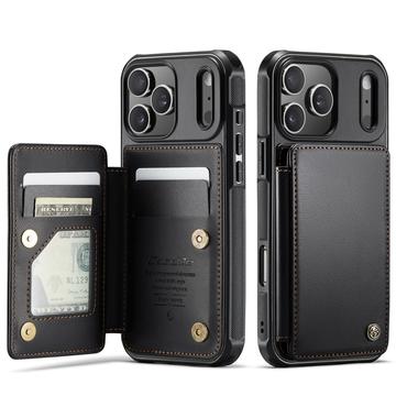 iPhone 17 Pro Max Caseme C22 Hülle RFID Kartenetui - Schwarz