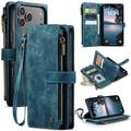 iPhone 17 Pro Max Caseme C30 Multifunktions Wallet Hülle - Blau