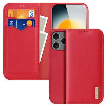 iPhone 17 Pro Max Dux Ducis Hivo Lederhülle mit Geldbörse