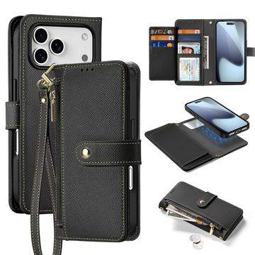 iPhone 17 Pro Max Dux Ducis Lawa Brieftaschen-Lederhülle mit Magnetabdeckung