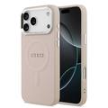 iPhone 17 Pro Max Guess Saffiano Hybrid Case - MagSafe Kompatibel - Rosa
