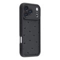 iPhone 17 Pro Max Herz-Muster stoßfest TPU Hülle mit erhöhten Kanten