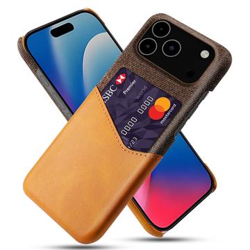 iPhone 17 Pro Max KSQ Hülle mit Kartenhalter - Orange