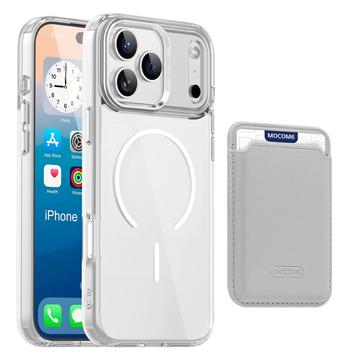 iPhone 17 Pro Max MagSafe Hülle mit Kartenhalter - Durchsichtig