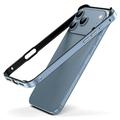 iPhone 17 Pro Max Metall-Schutzhülle mit erhöhten Kanten - Blau