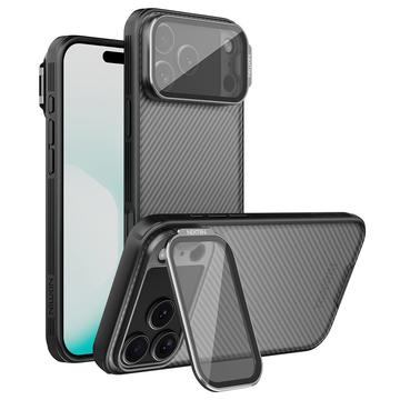 iPhone 17 Pro Max Nillkin CamShield Prop Hybrid Hülle - Durchscheinendes Schwarz