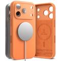 iPhone 17 Pro Max Ringke Liquid Silicone MagSafe Hülle - Mandarine