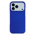 iPhone 17 Pro Max Gummierte Kunststoff Hülle - Blau