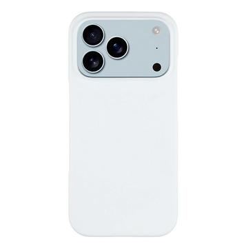 iPhone 17 Pro Max Gummierte Kunststoff Hülle - Weiß