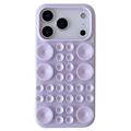 iPhone 17 Pro Max Silikonhülle mit Saugnapf - Helllila