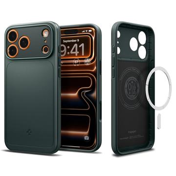 iPhone 17 Pro Max Spigen Thin Fit Mag MagSafe Hülle - Abgrundgrün