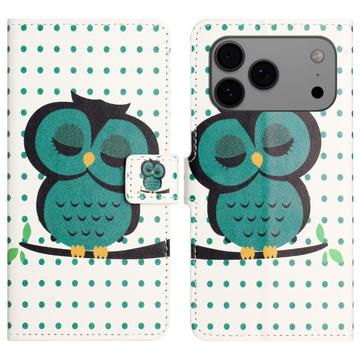 iPhone 17 Pro Max Style Serie Wallet Hülle - Eule