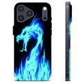 iPhone 17 Pro Max TPU Hülle - Blauer Feuerdrache