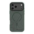 iPhone 17 Pro Max Tactical MagForce Hyperstealth Sika Hybrid Hülle - MagSafe-kompatibel - Waldgrün