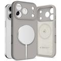 iPhone 17 Pro Max Tech-Protect Flüssiges Silikongehülle - MagSafe kompatibel - Steingrau