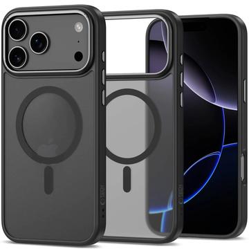 iPhone 17 Pro Max Tech-Protect MagEdge Hülle - MagSafe-kompatibel - Mattschwarz / Gunmetal