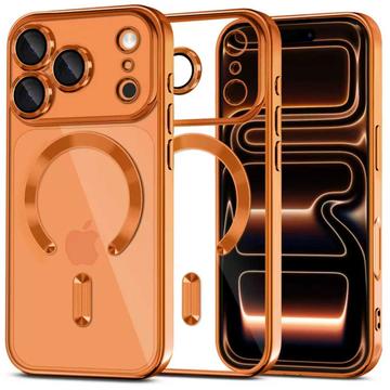 iPhone 17 Pro Max Tech-Protect MagFlex Hülle - MagSafe-kompatibel - Klar / Kosmisches Orange