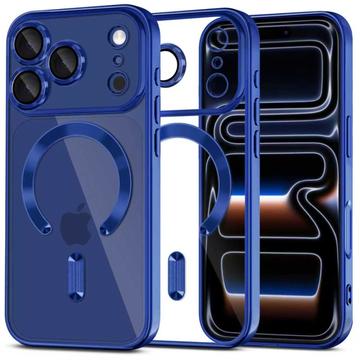 iPhone 17 Pro Max Tech-Protect MagFlex Hülle - MagSafe-kompatibel - Klar / Tiefblau
