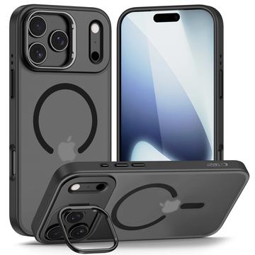 iPhone 17 Pro Max Tech-Protect MagStand MagSafe Hülle - Mattschwarz