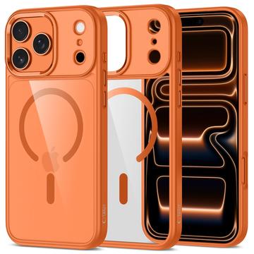 iPhone 17 Pro Max Tech-Protect Magmat Hülle - MagSafe-kompatibel - Kosmisches Orange / Durchsichtig