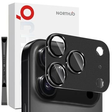 iPhone 17 Pro Northjo Vollständiger Schutz aus mattem Metall und gehärtetem Glas für das Kameraobjektiv