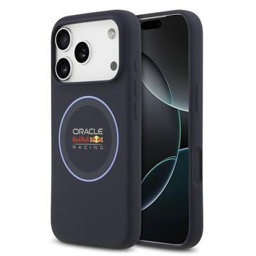 iPhone 17 Pro Oracle Red Bull Racing Blue Ring Flüssigkeit Silikonhülle - MagSafe kompatibel - Marine