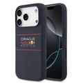 iPhone 17 Pro Oracle Red Bull Racing Horizontal Logo Silikonhülle - MagSafe Kompatibel - Marine