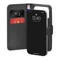 iPhone 17 Pro Puro Wallet Hülle mit 2 Kartenfächern - Schwarz