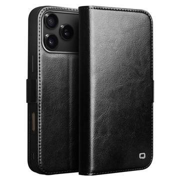 iPhone 17 Pro Qialino Classic Lederhülle mit Geldbörse